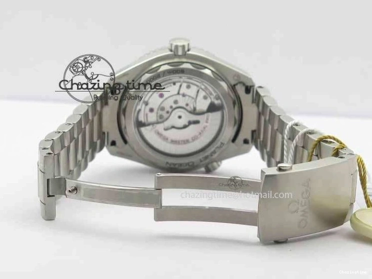 0308 Planet Ocean 2016 43.5mm SS OM 1:1 Best Edition Black Dial On SS Bracelet A Cozy 8162